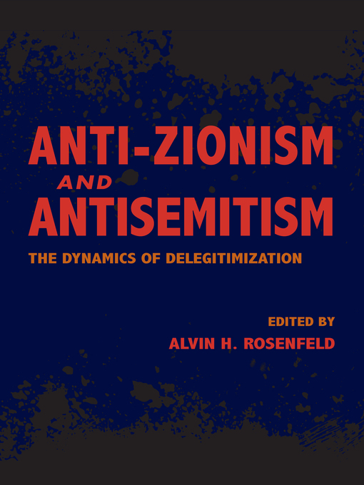 Cover of Anti-Zionism and Antisemitism